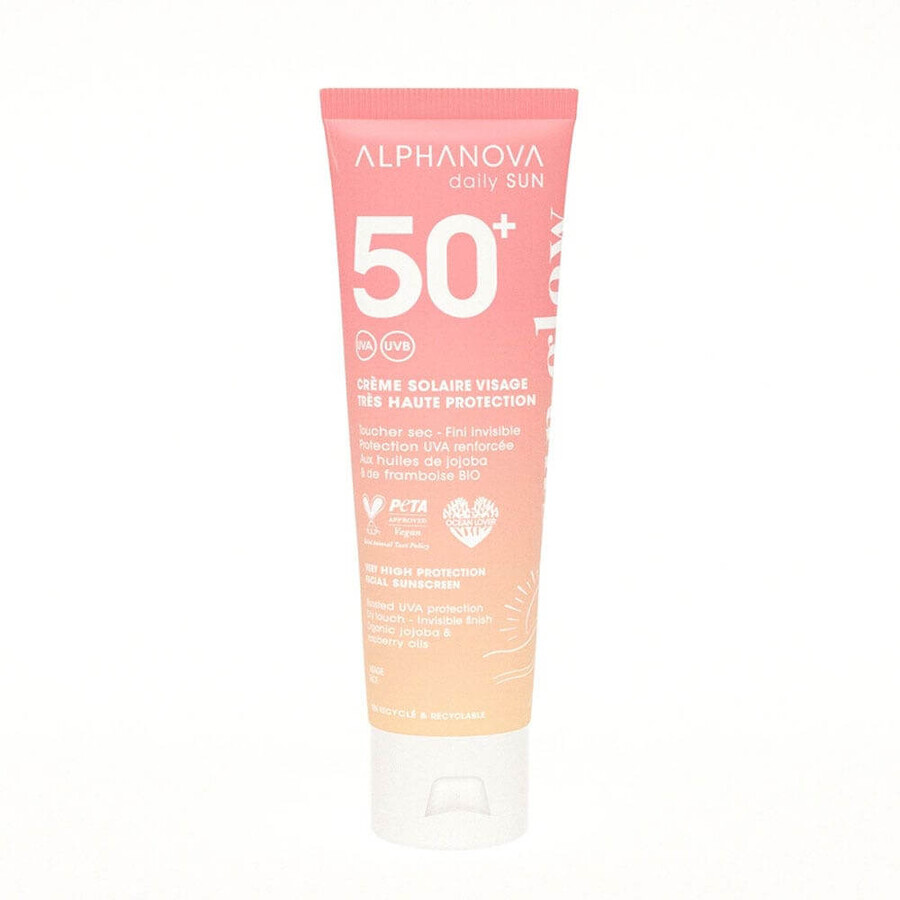 Alphanova Daily Sun Crème Solaire Visage SPF50+ 50ml