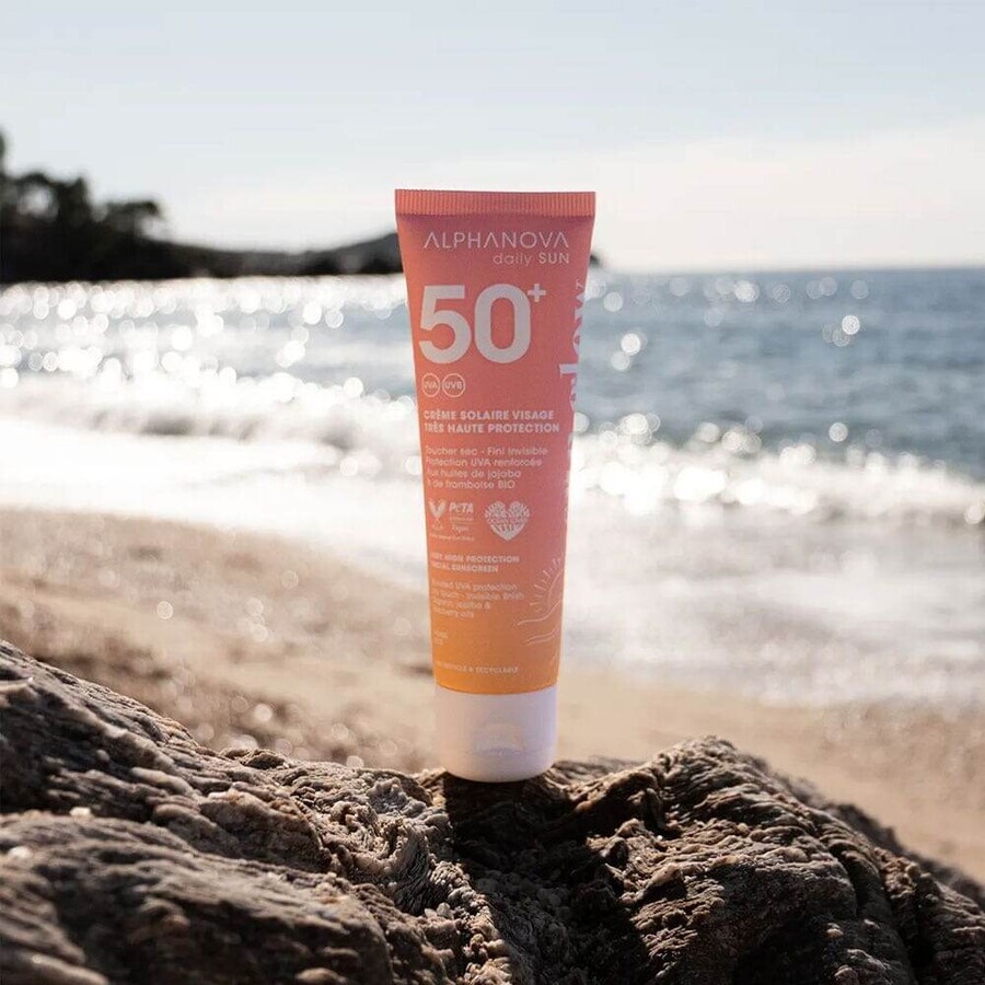 Alphanova Daily Sun Crème Solaire Visage SPF50+ 50ml