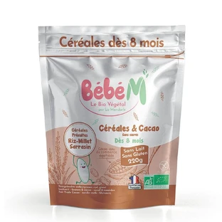 La Mandorle Bebè M Müsli und Kakao Bio Ab 8 Monaten 220g