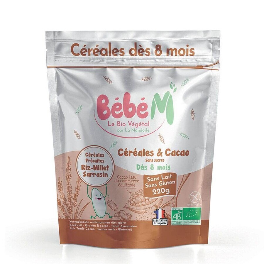 Almonds Baby M Cereals and Cocoa Bio From 8 months 220g