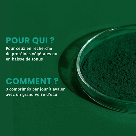Santarome Spiruline Bio Fer, Vitamine B12 200 comprimés
