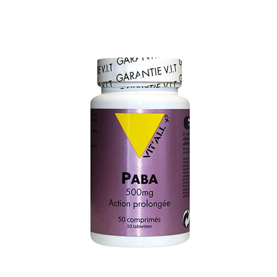 Buy Vit'All+ Paba Action Pro 500mg 50 Tablets Vit'All+ Paba Action Pro 500mg 50 Tablets