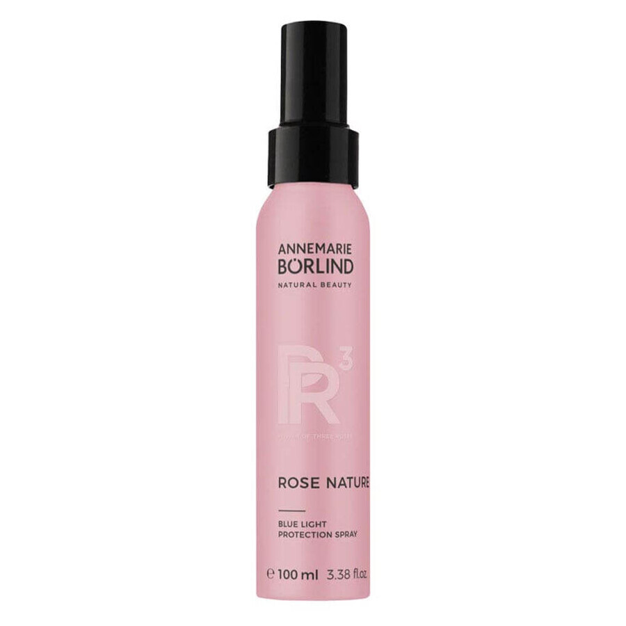 ANNEMARIE BÖRLIND Rose Nature Brume Protectrice Anti Lumière Bleue Tous Types de Peaux 100ml
