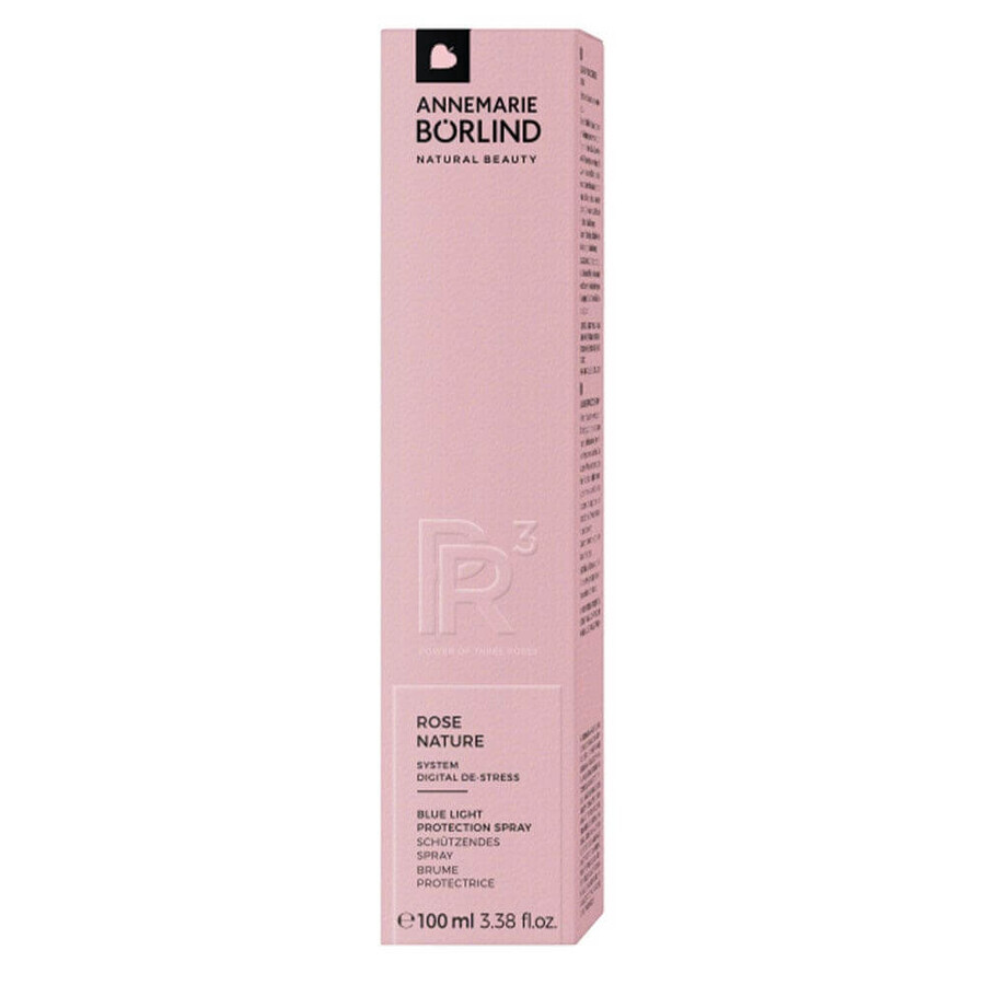 ANNEMARIE BÖRLIND Rose Nature Brume Protectrice Anti Lumière Bleue Tous Types de Peaux 100ml ANNEMARIE BÖRLIND Rose Nature Brume Protectrice Anti Lumière Bleue Tous Types de Peaux 100ml