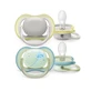 Avent Ultra Air Orthodontische Fopspeen NightTime 0-6 maanden 2st