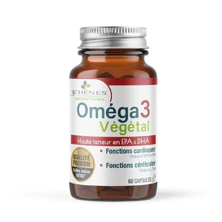 3 Chênes Omega 3 Végétal 60 capsules