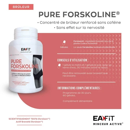 Eafit Forskoline Pura Silueta Global Adelgazante 60 Cápsulas