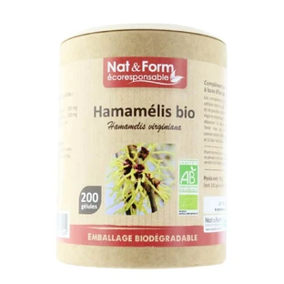 Nat&Form HAMAMELIS ORGANIC 200 Kapseln
