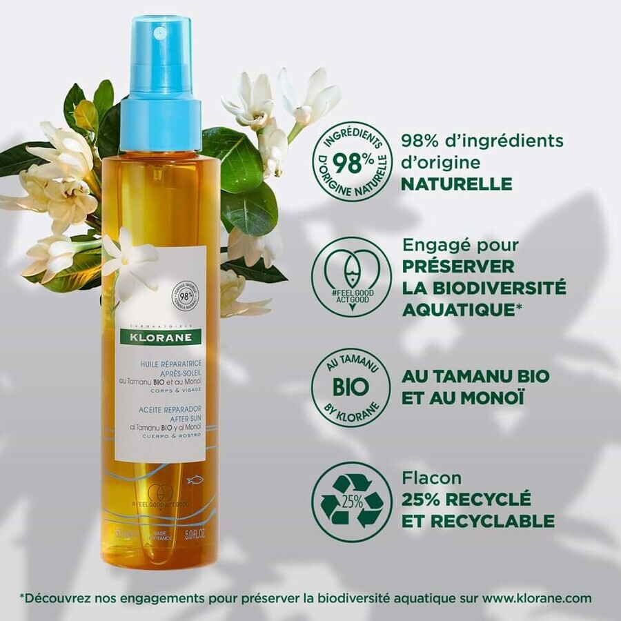 Klorane After-Sun Restructuring Oil 150ml