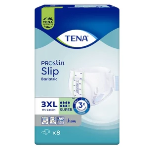 Tena Proskin Bariatric Absorbent Briefs für Blasenschwäche Größe 3XL x8