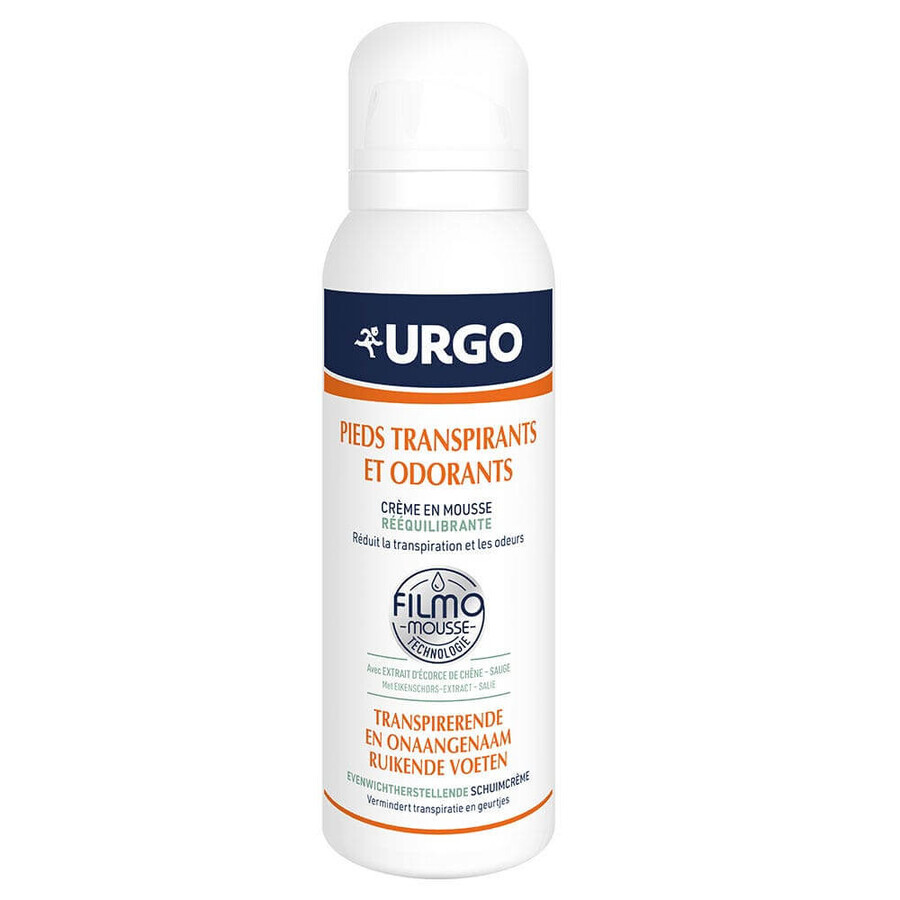 Urgo Crema Espuma Equilibrante para pies sudorosos y malolientes 125 ml