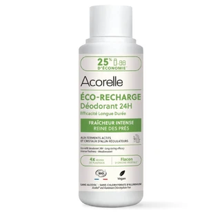 Acorelle Eco Recharge Déodorant Roll-On 24h Bio Certifiée Fraîcheur intense 100ml