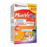 Forté Pharma Multivit'4G Kinder Multivitamine Mineralen verrijkt met Calcium 60 kauwtabletten