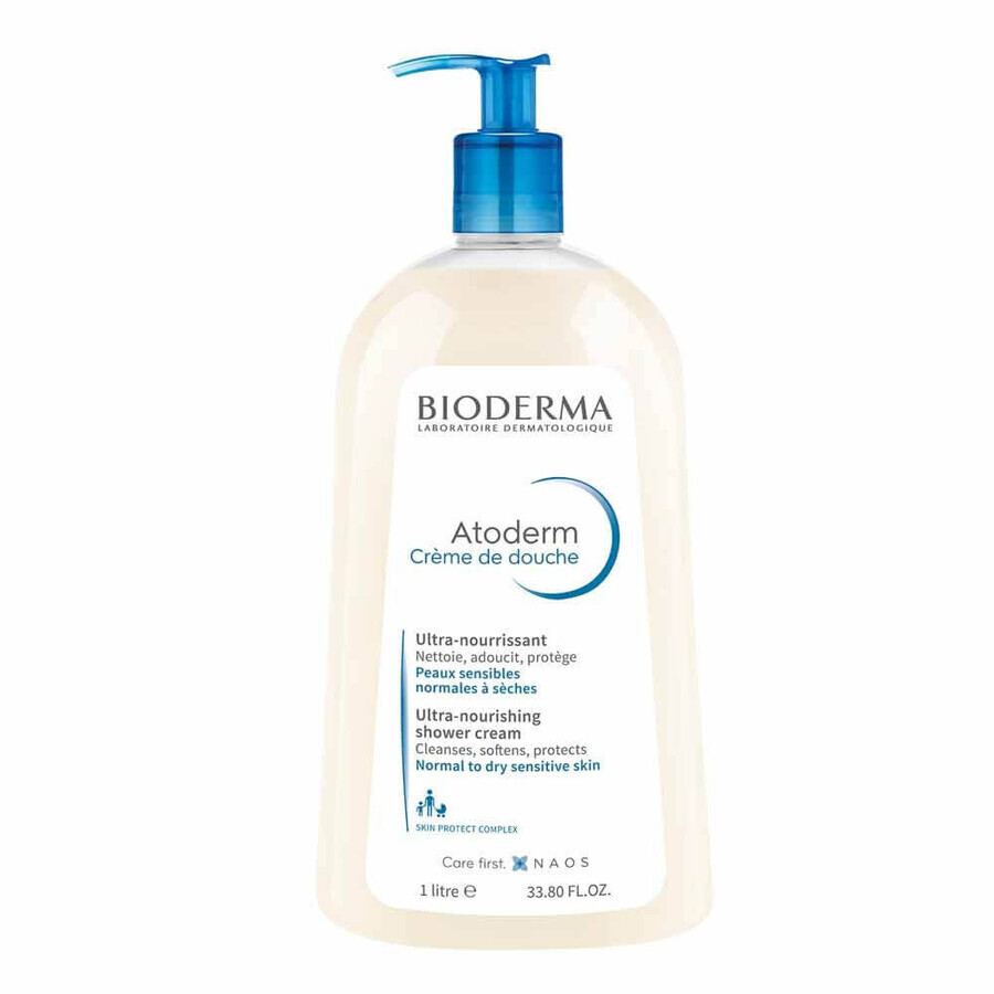Buy Bioderma Atoderm Utra-Nourishing Cleansing Cream Normal to Dry Skin 1l Bioderma Atoderm Utra-Nourishing Cleansing Cream Normal to Dry Skin 1l