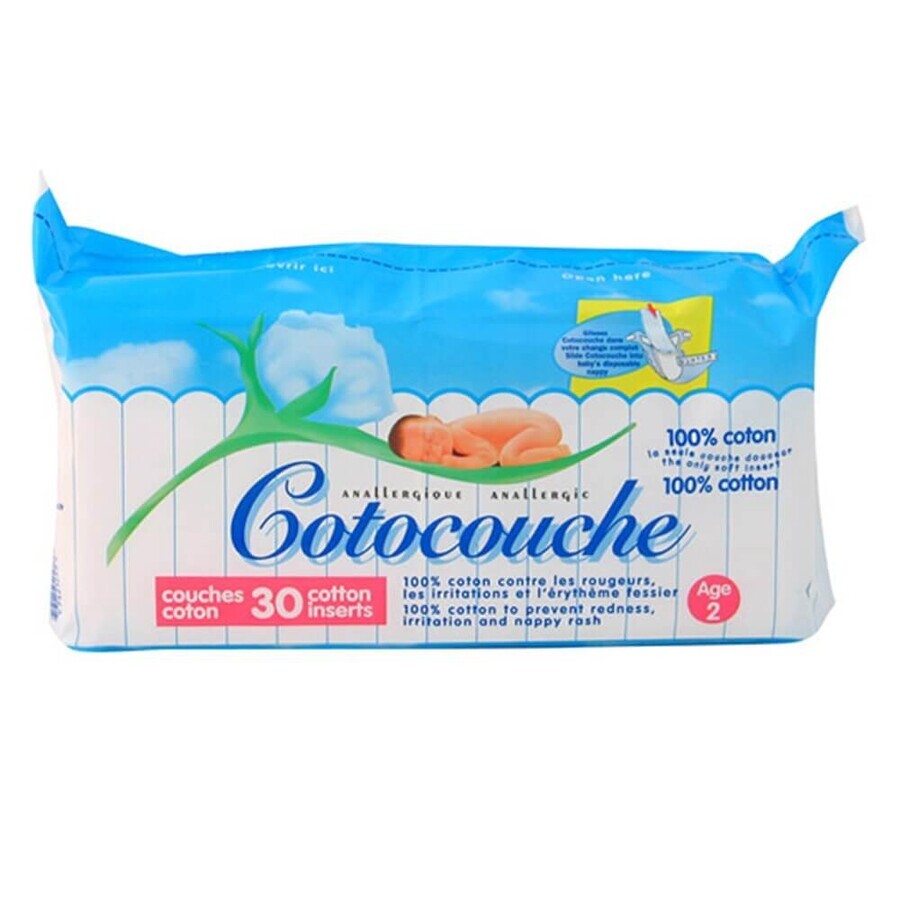 Boutique Gilbert Cotocouche Couches 2ème Age 100% Coton x30 Gilbert Cotocouche Couches 2ème Age 100% Coton x30