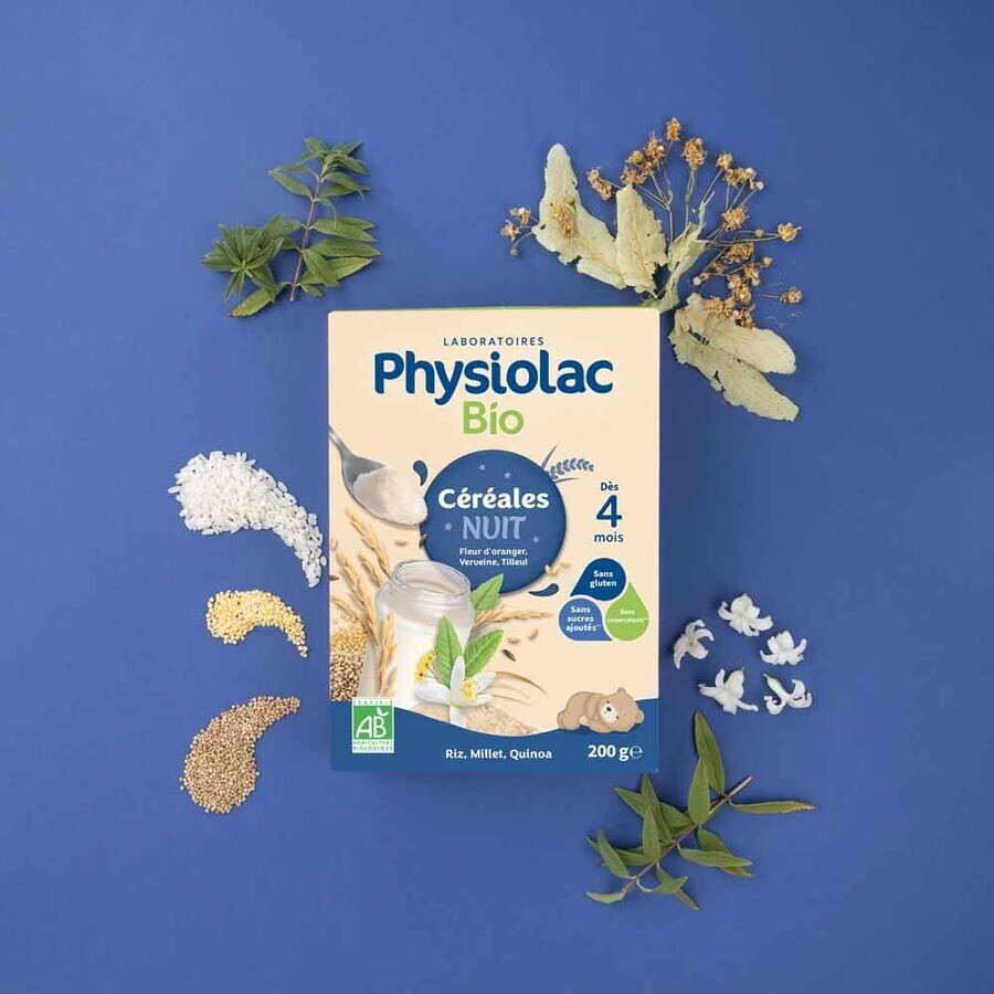 Physiolac Cereal Night From 4 months 200g