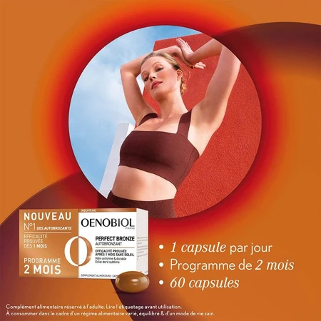 Oenobiol Perfect Bronze Self-Tanning 2x30 Capsules