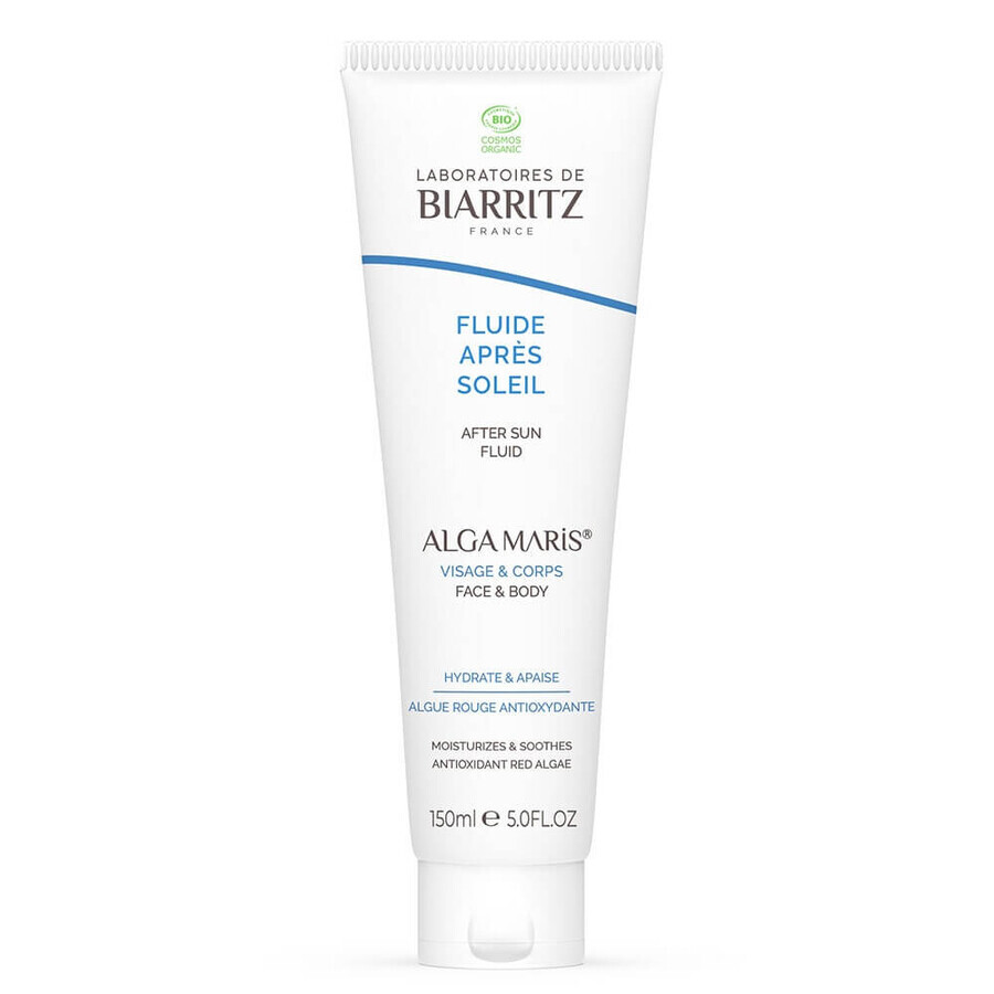 Laboratoires De Biarritz Produse de protecție solară Fluid bio după plajă proaspăt și hidratant 150 ml