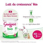 Guigoz Bio-Milchpulver Wachstum 3 Bio von 10 Monaten bis 3 Jahren 800g