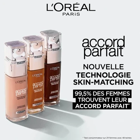 L'Oréal Paris Accord Parfait Fond De Teint Fondant Fluide 30ml
