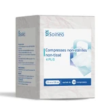 Soineo 4-lagige nicht sterile Vliestabletten 7,5x7,5 cm x100