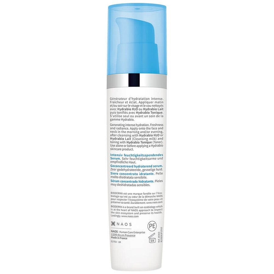 Bioderma Hydrabio Konzentriertes feuchtigkeitsspendendes Serum mit Hyaluronsäure für sehr trockene Haut 40ml Bioderma Hydrabio Konzentriertes feuchtigkeitsspendendes Serum mit Hyaluronsäure für sehr trockene Haut 40ml