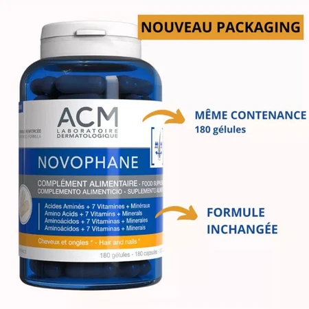 Acm Novophane Ongles Et Cheveux + Crème des Ongles 180 Gélules