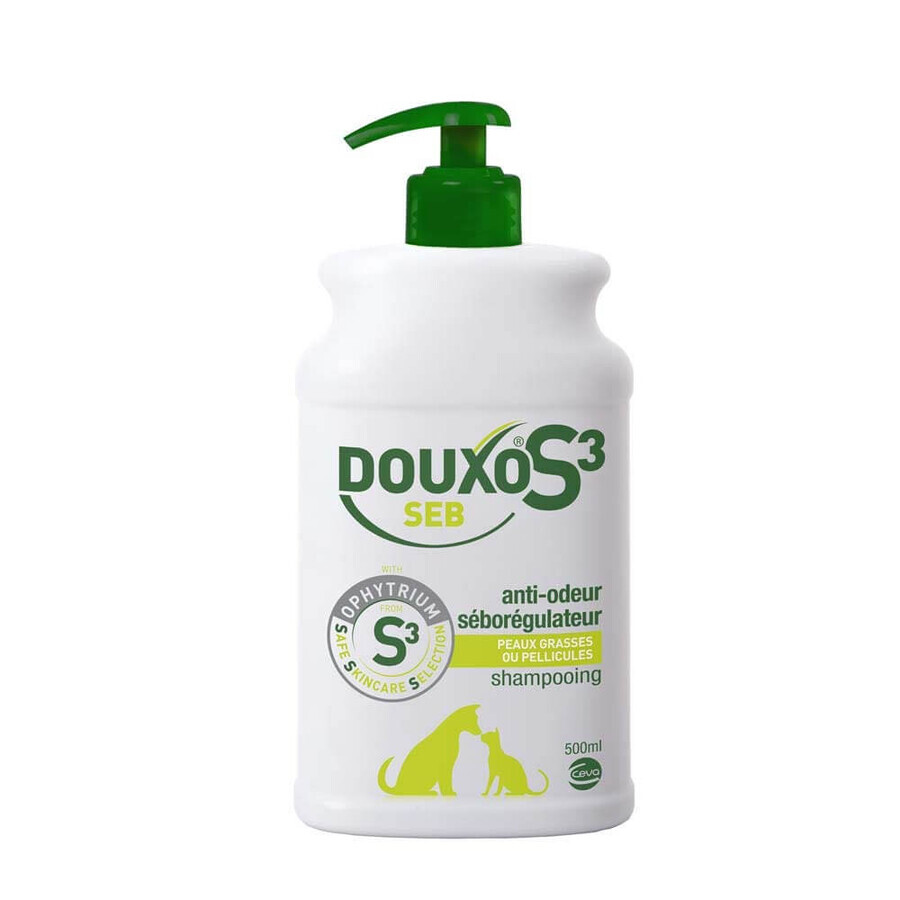 Buy Ceva Douxo anti-odor and sebum-regulating shampoo S3 Seb oily skin or dandruff 500ml Ceva Douxo anti-odor and sebum-regulating shampoo S3 Seb oily skin or dandruff 500ml