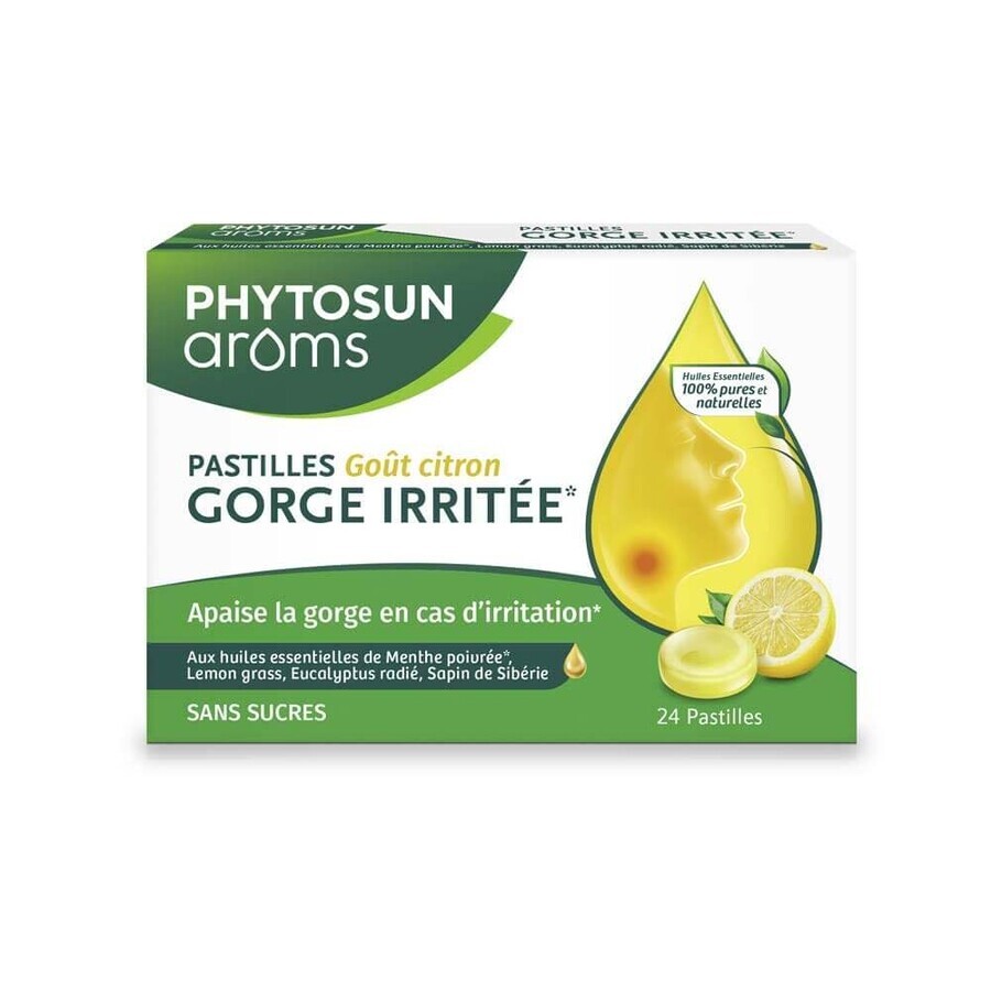 Winkel op Phytosun Aroms Pastilles Gorge Irritée Sans Sucres x24 Phytosun Aroms Pastilles Gorge Irritée Sans Sucres x24