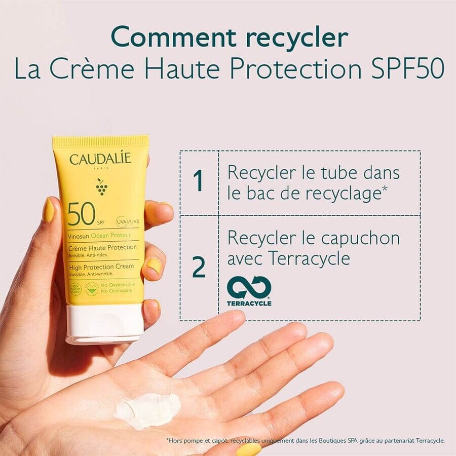 Caudalie Vinosun Hoge Beschermingscrème SPF50 50ml