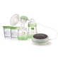 Mam dual-use electric and manual breast pump