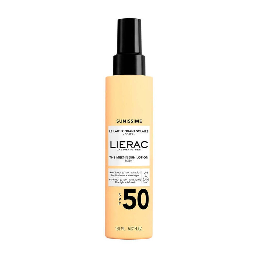 Boutique Lierac Sunissime Lait Fondant Solaire SPF50 Corps 150ml Lierac Sunissime Lait Fondant Solaire SPF50 Corps 150ml