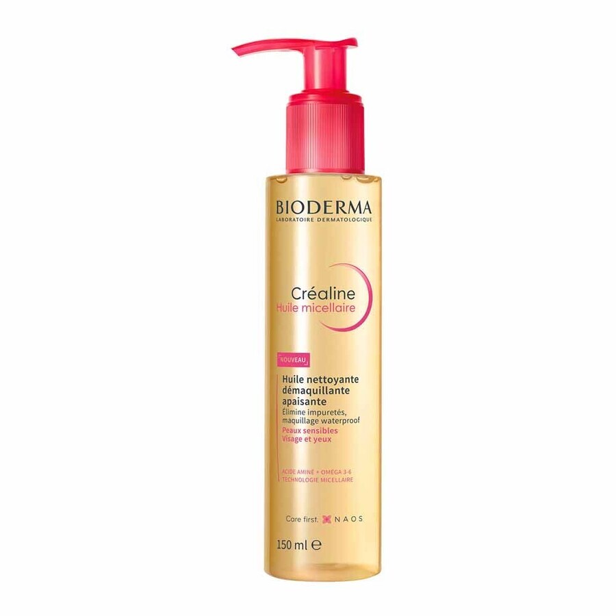 Boutique Bioderma Crealine Huile Nettoyante Démaquillante Apaisante Visage et Yeux Peaux Sensibles 150ml Bioderma Crealine Huile Nettoyante Démaquillante Apaisante Visage et Yeux Peaux Sensibles 150ml