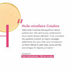 Bioderma Crealine Huile Nettoyante Démaquillante Apaisante Visage et Yeux Peaux Sensibles 150ml