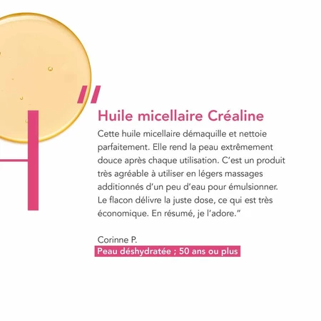 Bioderma Crealine Aceite Micelar Rostro y Ojos Piel Sensible 150ml
