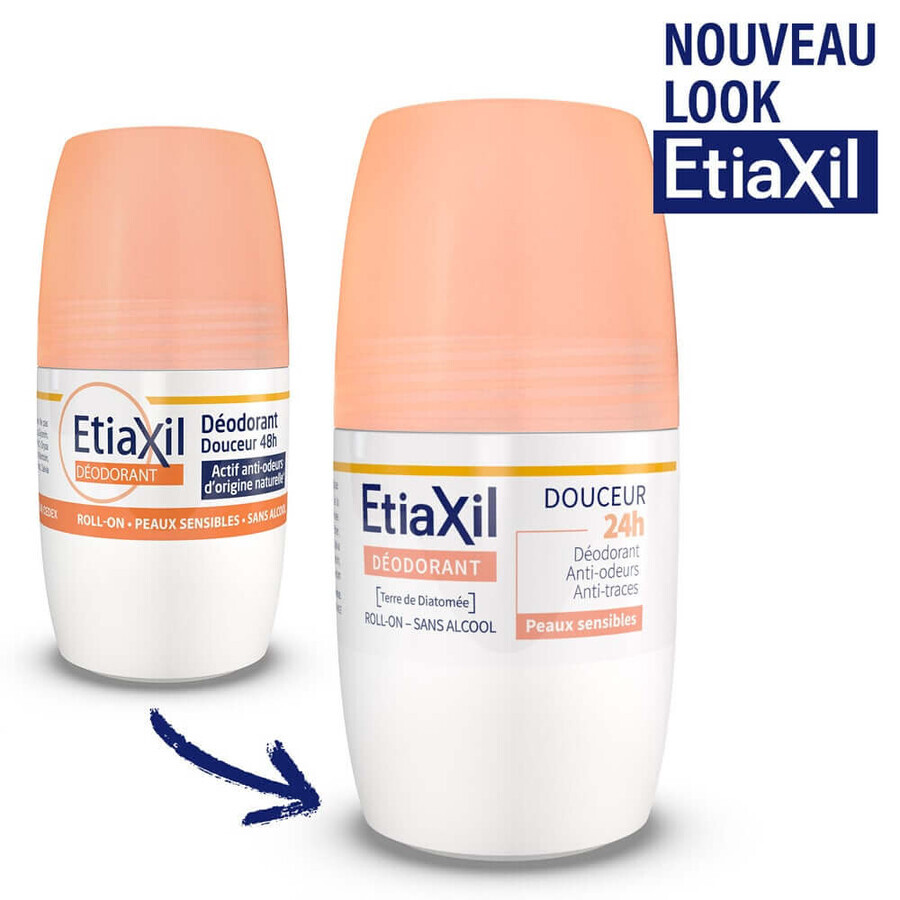 Etiaxil Deodorante Roll-on Delicatezza senza alluminio 48h Pelle Sensibile 50ml Etiaxil Deodorante Roll-on Delicatezza senza alluminio 48h Pelle Sensibile 50ml