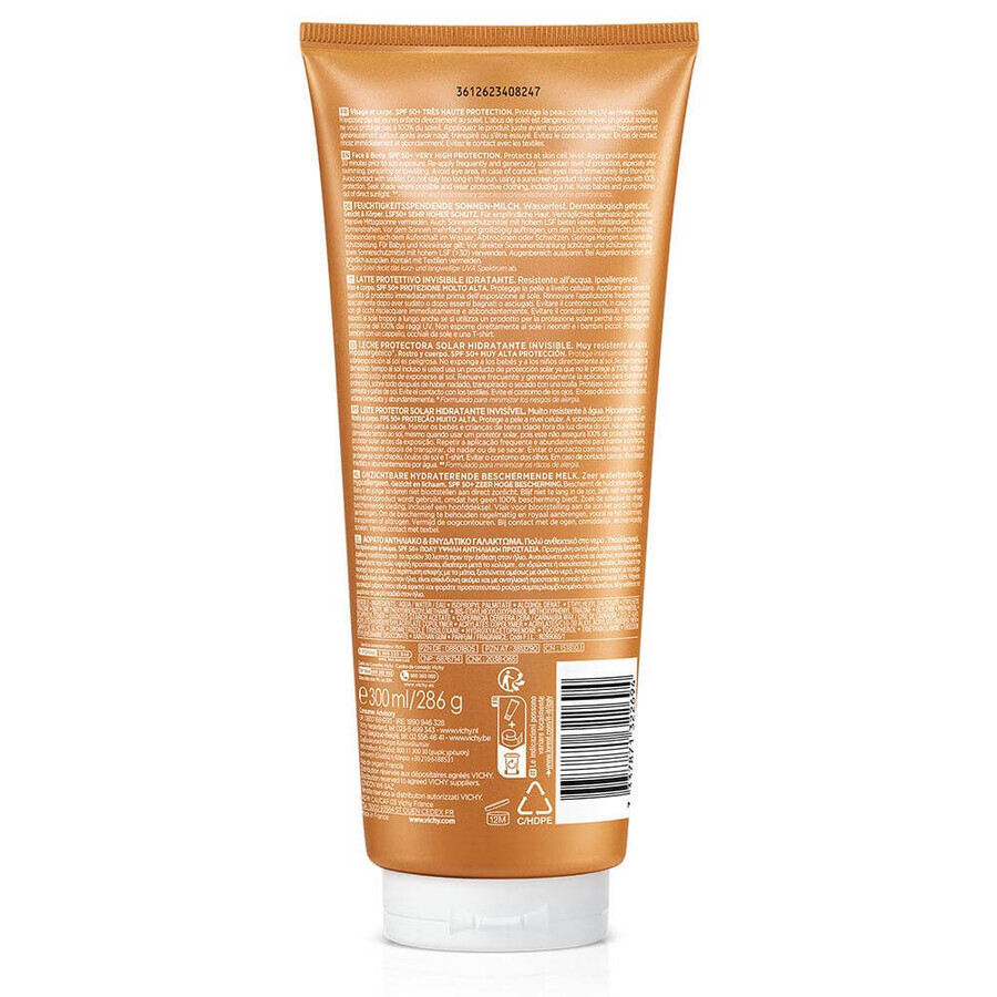 Vichy Capital Soleil Loțiune hidratantă protectoare invizibilă SPF50+ 300 ml Vichy Capital Soleil Loțiune hidratantă protectoare invizibilă SPF50+ 300 ml