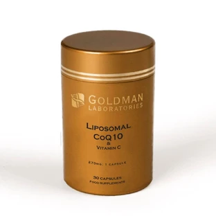 Laboratorios Goldman CoQ10 liposomal y Vitamina C 30 cápsulas