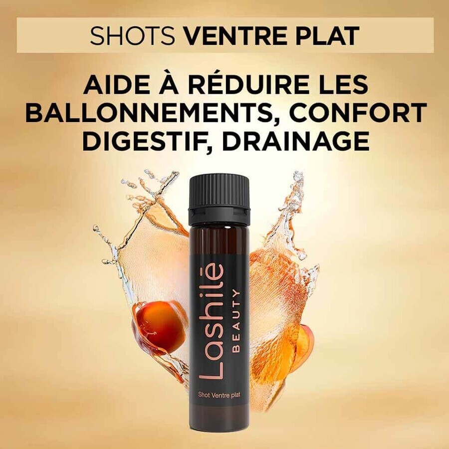 Lashilé Beauty Ventre plat réduit les ballonnements x14 shots