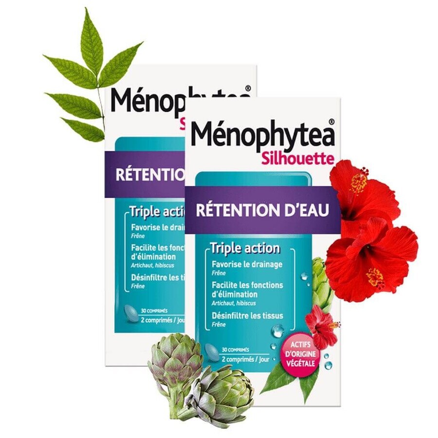 Ménophytea Menophytea silhouette Ritenzione dell'acqua 2x30 compresse