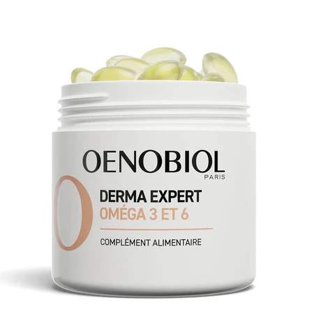 Oenobiol Derma Expert Omega 3 6 Regeneración cutánea 30 cápsulas