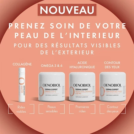 Oenobiol Derma Expert Omega 3 6 Regeneración cutánea 30 cápsulas