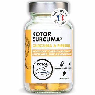 Kotor Pharma Cúrcuma + Piperina Digestión 60 comprimidos