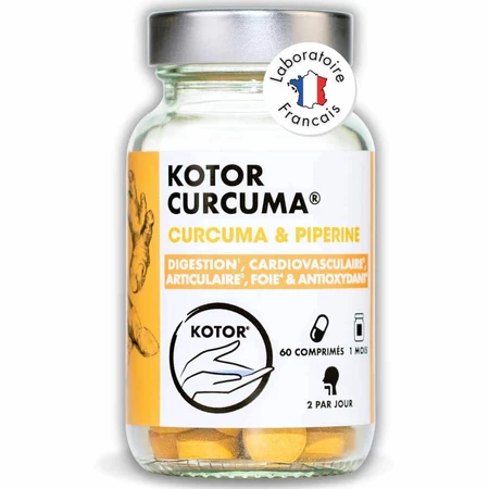 Kotor Pharma Cúrcuma + Piperina Digestión 60 comprimidos