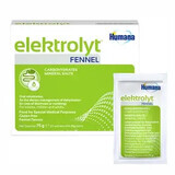 Elektrolyt mit Fenchelgeschmack, 0 Monate, 2 Beutel, Humana