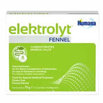 Elektrolyt mit Fenchelgeschmack, 0 Monate, 2 Beutel, Humana Elektrolyt mit Fenchelgeschmack, 0 Monate, 2 Beutel, Humana