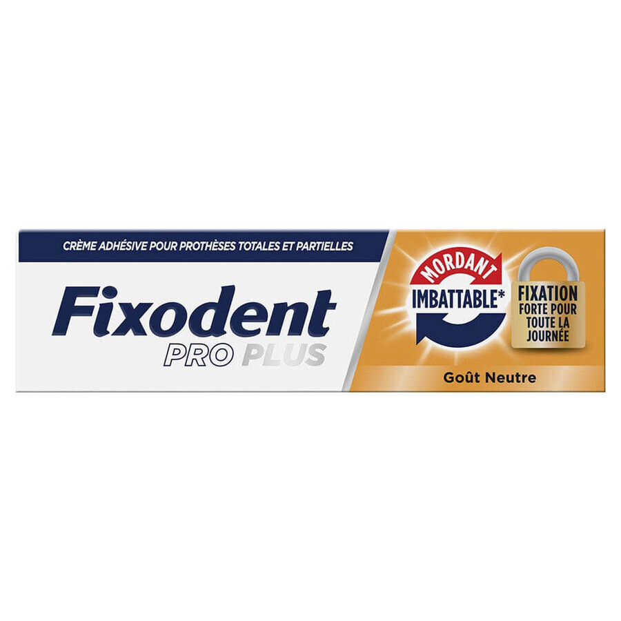 Fixodent Pro plus Crema adhesiva para prótesis dentales Fijación fuerte 40g Fixodent Pro plus Crema adhesiva para prótesis dentales Fijación fuerte 40g
