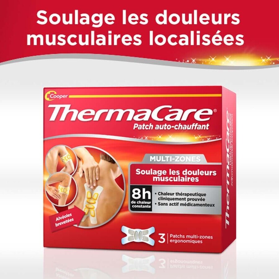 Thermacare Patch autoriscaldanti multizona x3