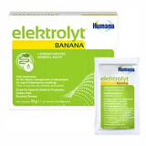 Elektrolyt au goût de banane, 12 mois, 2 sachets, Humana