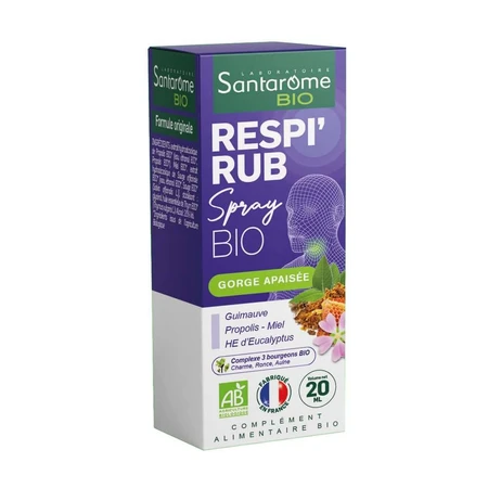 Santarome Biologische Respi'rub Neus- en Keelspray 20ml